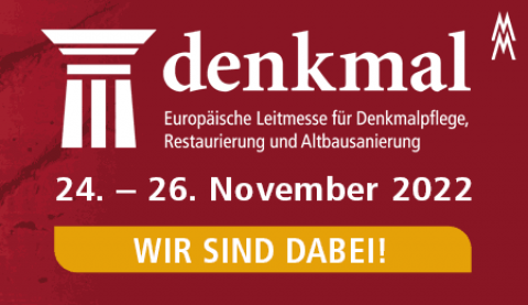 15.11.2022: Europäische Leitmesse für Denkmalpflege, Restaurierung und Altbausanierung (24.-26.11.22)