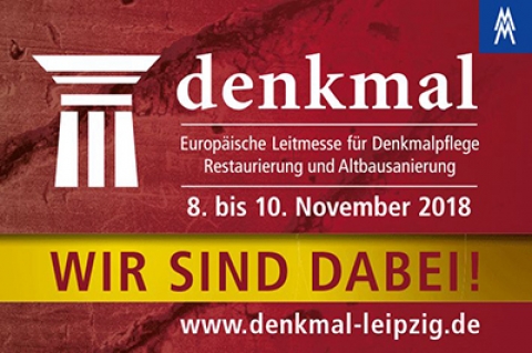 17.10.2018: Europäische Leitmesse für Denkmalpflege, Restaurierung und Altbausanierung