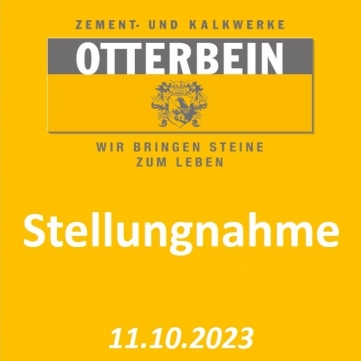 11.10.2023: Stellungnahme / Information