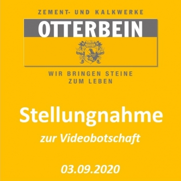 03.09.2020: Stellungnahme