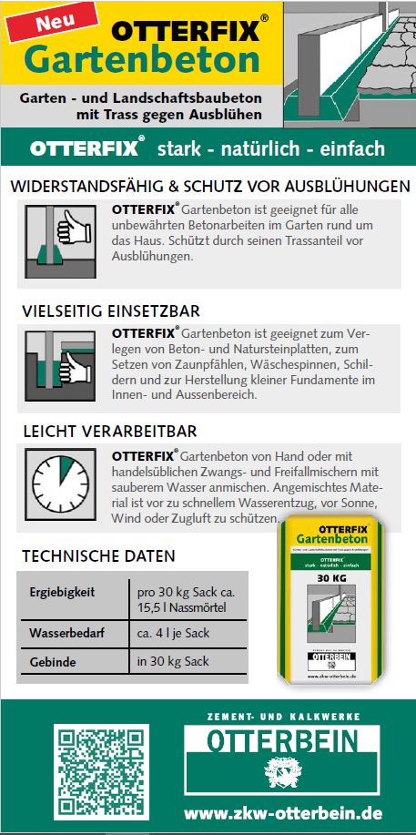 Flyer Gartenbeton