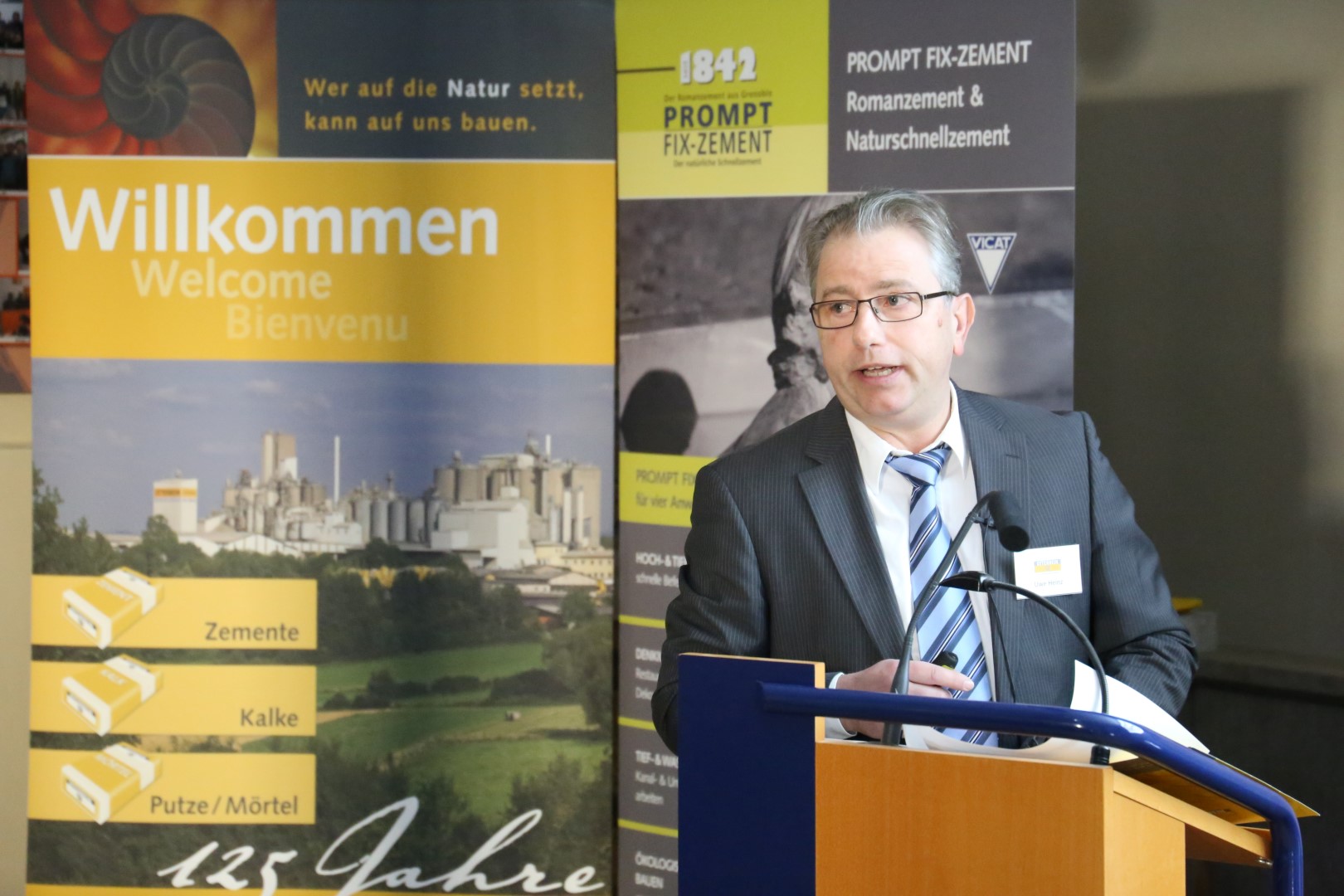 Straßenbauform 2018: Begrüßung ZKWO Gebietsverkaufsleiter Uwe Heinz