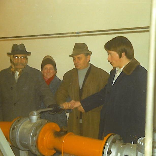 Anschluss Gasnetz 1971