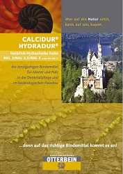 Broschüre NHL HYDRADUR<sup>®</sup> & CALCIDUR<sup>®</sup><br />- deutsch -