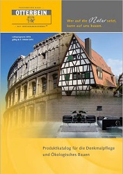 Produktkatalog Denk­mal­pfege & Öko­lo­gischer Haus­bau - deutsch -