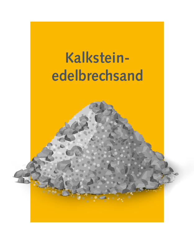 Kalksteinedelbrechsand (0,2-1mm)