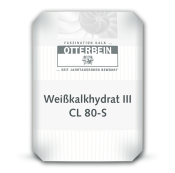 Apfelkalk, Weißkalkhydrat CL 80, Bindung von CO2 in Fruchtlagerräumen.Sack ohne Plastikhülle, OTTERBEIN